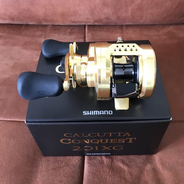 NEW在庫 ヤフオク! - シマノ カルカッタコンクエスト 201xg 実釣未使用