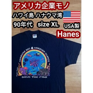 Hanes - 90s アメリカ企業物 アメリカ製 ハワイ島 ビンテージTシャツ ...