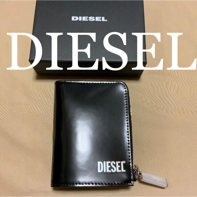 DIESEL - 上質なデザイン DIESEL高級シリーズ L-12 ZIP 二つ折り財布の
