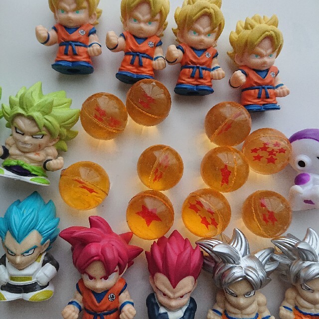 ドラゴンボール 指人形 スーパーボール エンタメ/ホビーのおもちゃ/ぬいぐるみ(キャラクターグッズ)の商品写真