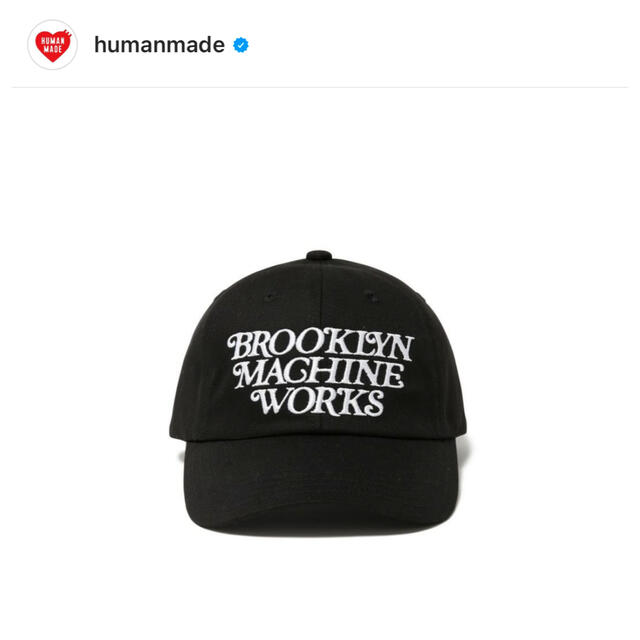 HUMAN MADE × GDC TWILL CAP BLACK キャップ 黒
