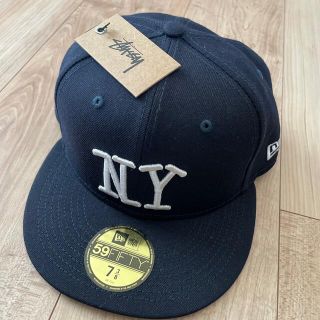 ステューシー(STUSSY)のSTUSSY ニューエラ　NY  ネイビー　58.7㎝　新品　タグ付き(キャップ)