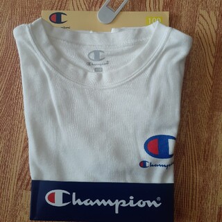 チャンピオン(Champion)のchampion 白Tシャツ 半袖 100(Tシャツ/カットソー)