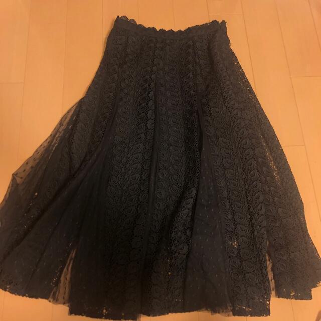 JILLSTUART(ジルスチュアート)のジルスチュアート❤️レーススカート レディースのスカート(ロングスカート)の商品写真