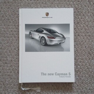 ポルシェ(Porsche)のPORSCHE new Cayman S ケイマン　正規　ハードカバーカタログ(カタログ/マニュアル)