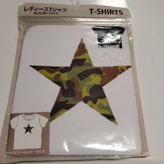 No.122♡レディース☆スタープリントTシャツ『M～L』(Tシャツ(半袖/袖なし))