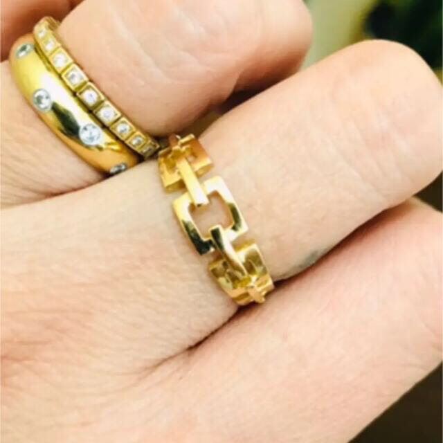 k18 デザインリング レディースのアクセサリー(リング(指輪))の商品写真