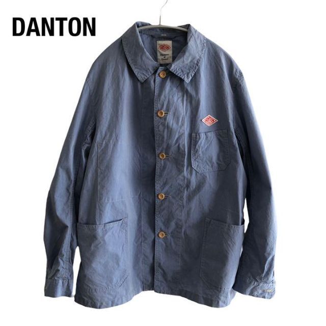 DANTON(ダントン)のDANTONダントン　薄手カバーオール　水色　ジャケット メンズのジャケット/アウター(カバーオール)の商品写真