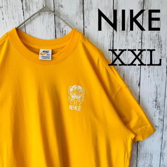 NIKE スウォッシュ 刺繍 ボーダー tシャツ オレンジ  レディース