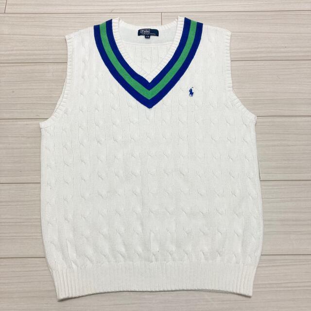 POLO RALPH LAUREN(ポロラルフローレン)の90s◆Ralph Lauren ラルフローレン◆チルデンケーブルニットベスト レディースのトップス(ベスト/ジレ)の商品写真