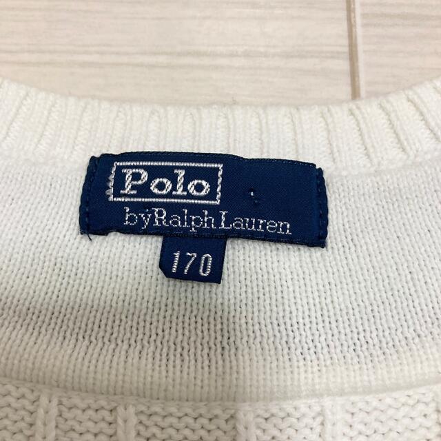 POLO RALPH LAUREN(ポロラルフローレン)の90s◆Ralph Lauren ラルフローレン◆チルデンケーブルニットベスト レディースのトップス(ベスト/ジレ)の商品写真