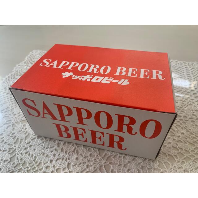 サッポロ(サッポロ)の新品　ビールグラス　６個　サッポロ　レトロ インテリア/住まい/日用品のキッチン/食器(グラス/カップ)の商品写真