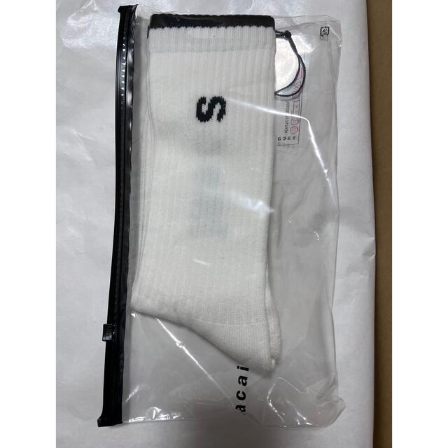sacai - sacai Socks WHITE×BLACK サイズ3の通販 by 烏龍茶's shop 