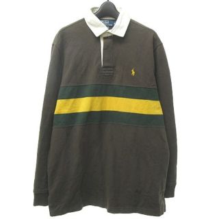 ポロラルフローレン(POLO RALPH LAUREN)のポロ バイ ラルフローレン ラガーシャツ プルオーバー M 茶  ☆AA★(ポロシャツ)