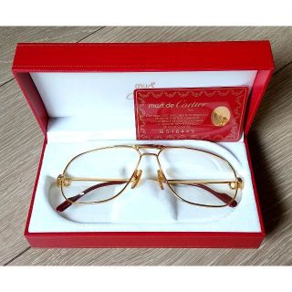 カルティエ(Cartier)の美品 カルティエ トリニティ サングラス 箱 ギャランティ(サングラス/メガネ)