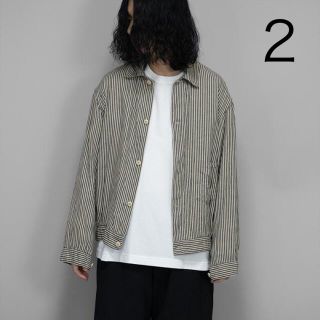 COMOLI 22SS ストライプブルゾン Size2