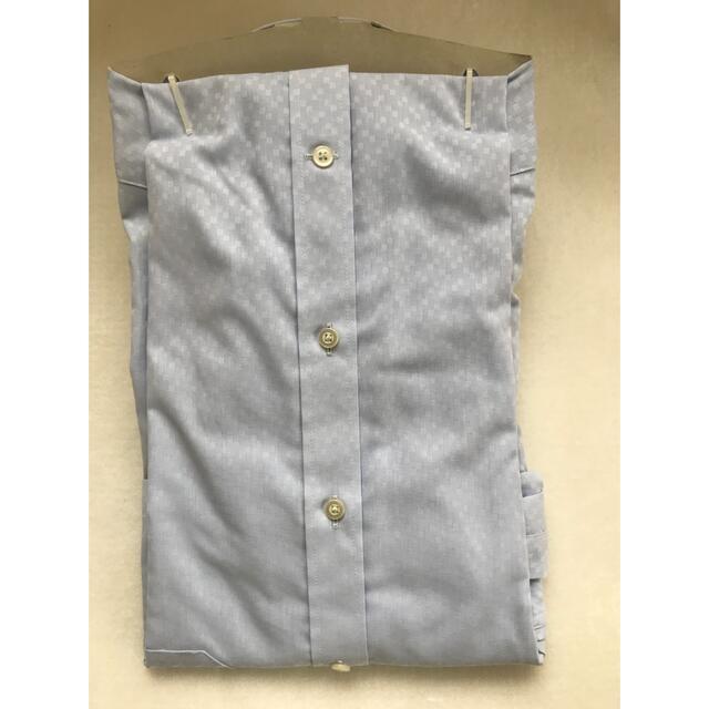 TAKA-Q(タカキュー)のカッターシャツ　長袖　S  形態安定加工　ノーアイロン　サックス　スリムフィット メンズのトップス(シャツ)の商品写真