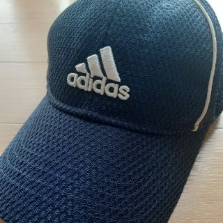 アディダス(adidas)のadidas アディダス　キャップ　メッシュ　紺(帽子)