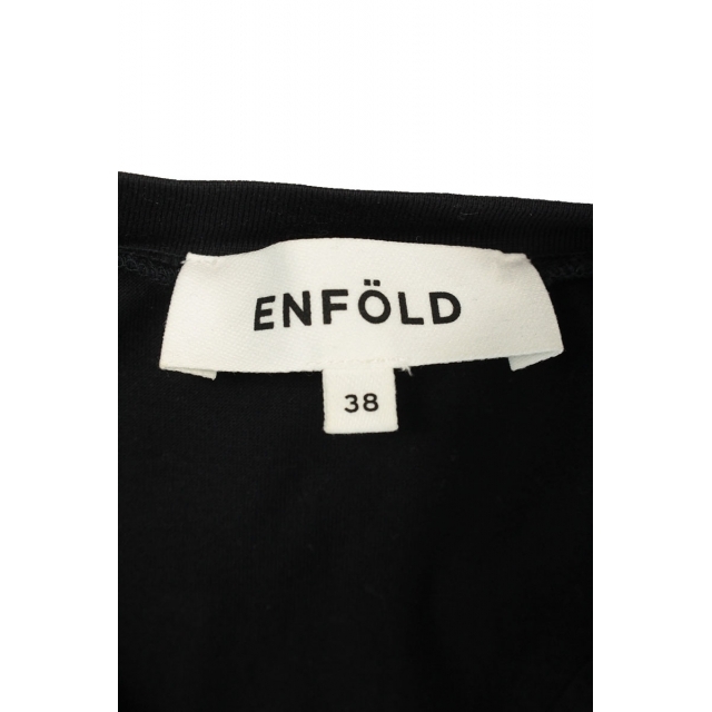 ENFOLD(エンフォルド)のエンフォルド 300CA380-1590 バックアシンメトリーTシャツ レディース 38 レディースのトップス(Tシャツ(半袖/袖なし))の商品写真