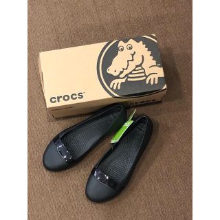 クロックス(crocs)のクロックス　ブリン　黒(バレエシューズ)