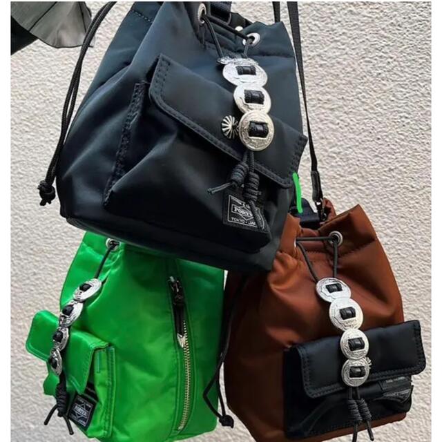 【現金特価】 × TOGA - TOGA PORTER black BAG STRING ショルダーバッグ