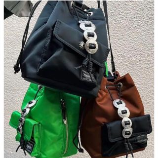 トーガ(TOGA)のTOGA × PORTER STRING BAG black(ショルダーバッグ)