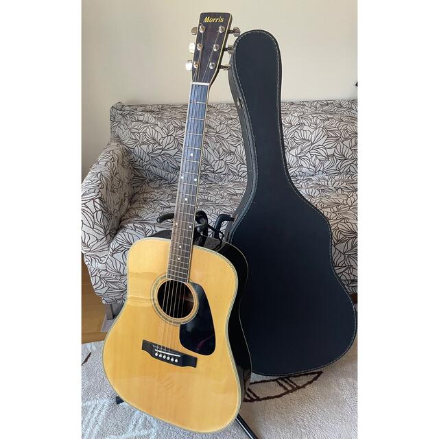 (美品・弦交換済) Morris MD-510 Acoustic Guitar 楽器のギター(アコースティックギター)の商品写真