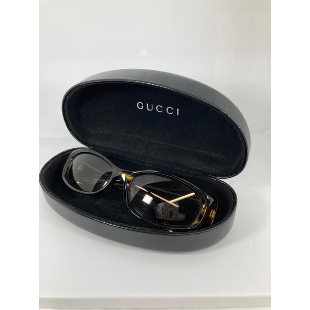 Gucci - GUCCI グッチ サングラス ブラウン レディース ケース付 中古 ...