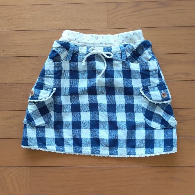 Seraph(セラフ)のSeraph　100　スカート　チェック キッズ/ベビー/マタニティのキッズ服女の子用(90cm~)(スカート)の商品写真