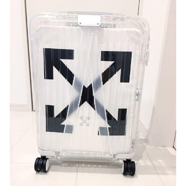 日本最大の RIMOWA - リモワ× オフホワイト RIMOWA off-white スーツケース ホワイト トラベルバッグ+スーツケース