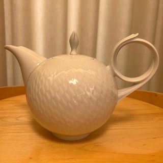 マイセン(MEISSEN)のマイセン　波の戯れ　ティーポット　欠けひびあり(食器)