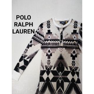 ポロラルフローレン(POLO RALPH LAUREN)のポロラルフローレン　ネイティブ柄　ワンピース　サーマル　スカート　ニット(ロングワンピース/マキシワンピース)