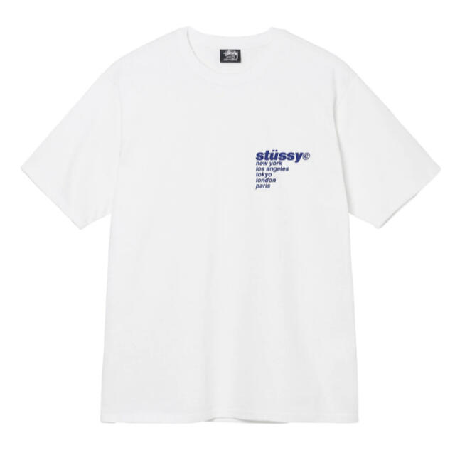 STUSSY(ステューシー)の【stussy】strawberry tee 白シャツ　tシャツ　イチゴ メンズのトップス(Tシャツ/カットソー(半袖/袖なし))の商品写真