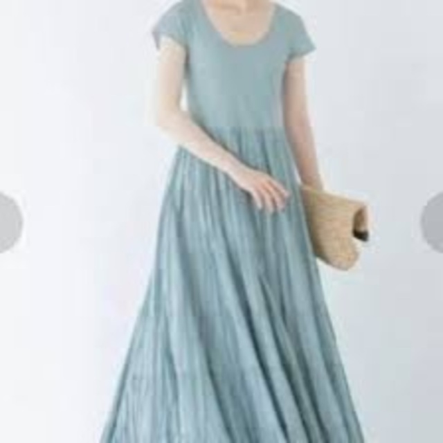 新品未使用38サイズMARIHA マリハ草原の虹のドレス　ブルー