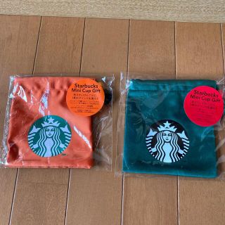 スターバックスコーヒー(Starbucks Coffee)のスタバ　ミニカップギフト　巾着　ポーチ(小物入れ)