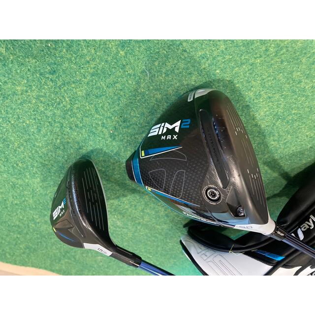 TaylorMade(テーラーメイド)のSIM2MAXドライバー9°&5Wセット　ディアマナTB6Sシャフト装着 チケットのスポーツ(ゴルフ)の商品写真