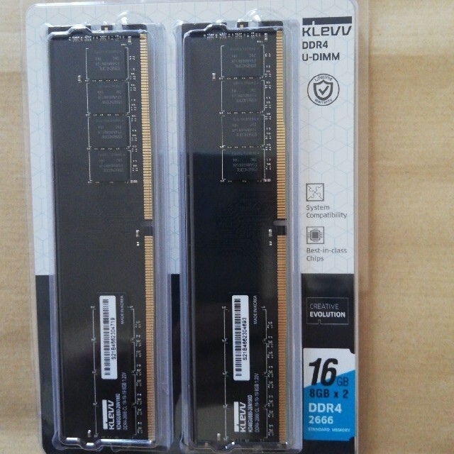 KLEVV デスクトップPC用 メモリ DDR4 2666 PC4-21300