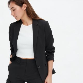 ユニクロ(UNIQLO)の【UNIQLO】感動ジャケット　Lサイズ(テーラードジャケット)