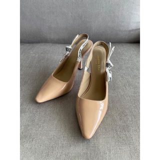 クリスチャンディオール(Christian Dior)のJ'ADIOR スリングバックパンプス ベージュ☆size 37(ハイヒール/パンプス)