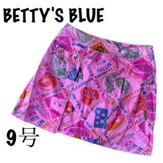 ベティーズブルー(BETTY'S BLUE)のBETTY'S BLUE shinji abe 総柄　ミニスカート(ミニスカート)