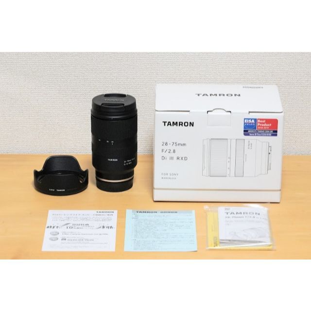 【在庫処分】 - TAMRON 28-75mm E A036)　Sony (Model  F/2.8 レンズ(ズーム)
