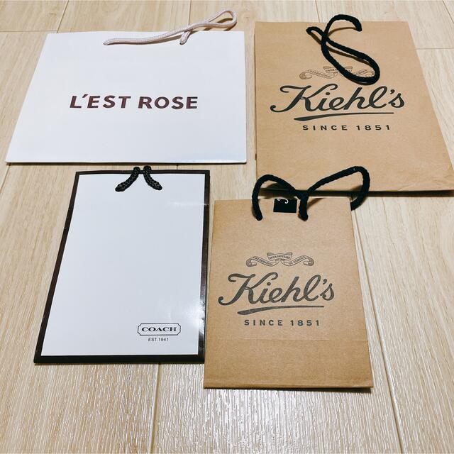  海外ブランド  Kiehl's - キールズ ショップバック　紙袋　coach ショップ袋