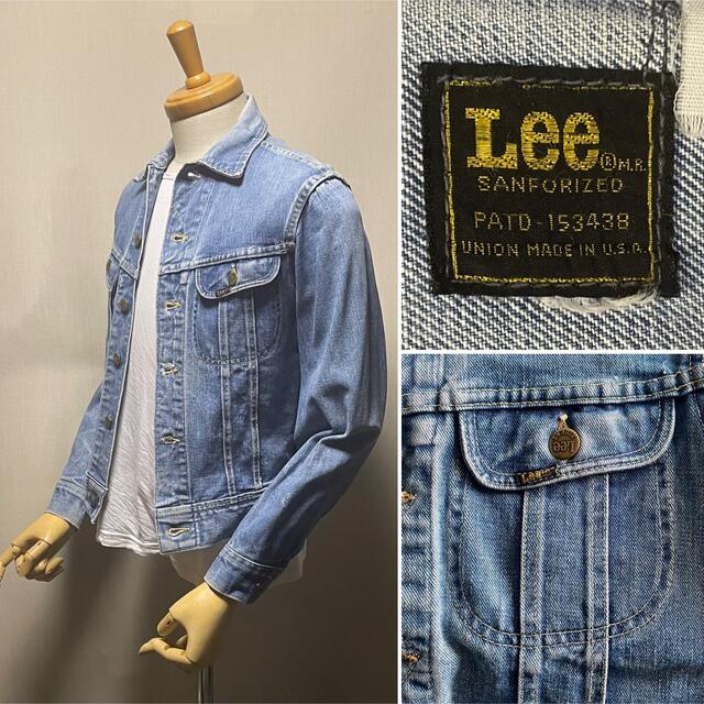 70s Lee Denim Jacket Made in USA Size36 【高価値】 www.gold-and