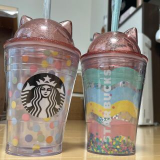 スターバックスコーヒー(Starbucks Coffee)のスタバ　タンブラー　猫耳(タンブラー)