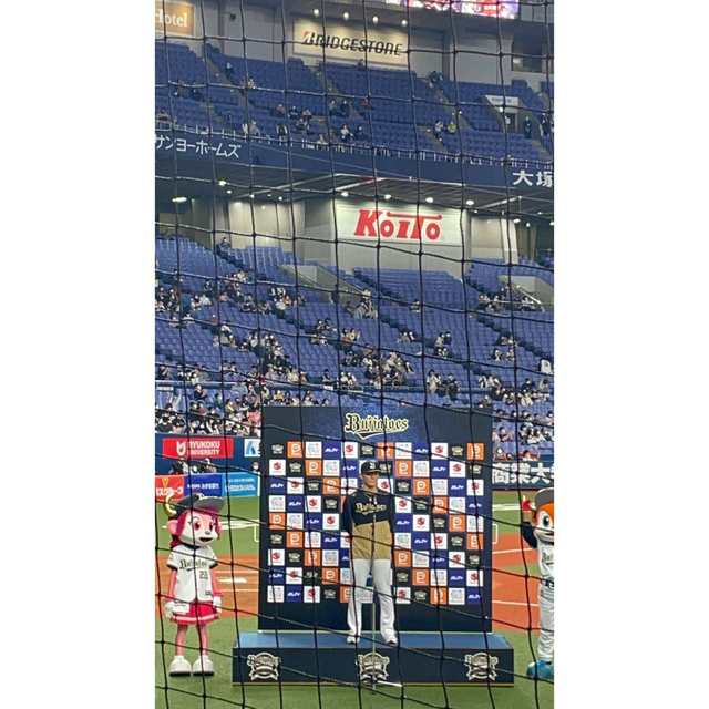 オリックス・バファローズ(オリックスバファローズ)のオリックス　VS  中日　交流戦　京セラドーム大阪　ライブシート一塁側　ペア チケットのスポーツ(野球)の商品写真