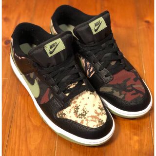 ナイキ(NIKE)のNIKE DUNK LOW SE "BLACK MULTI CAMO" 29cm(スニーカー)