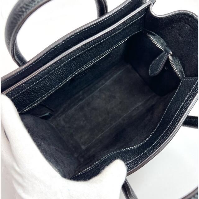 CEFINE(セフィーヌ)の値下げ中 セリーヌ ラゲージナノ レザー ブラック レディース 中古 レディースのバッグ(ショルダーバッグ)の商品写真