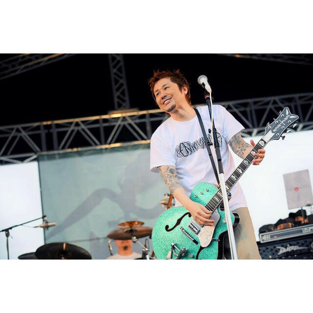 ピザオブデス ken yokoyama 横山健 Death TシャツS 白