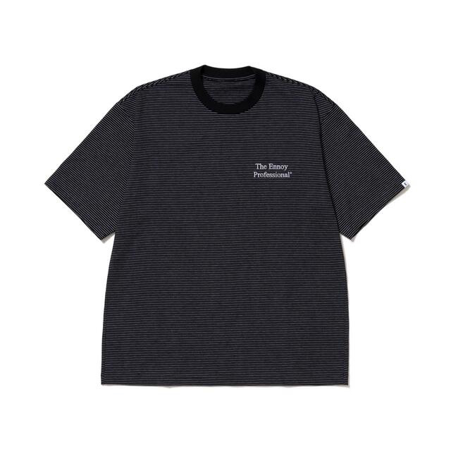 ENNOY BORDER TEE BLACK SIZE XL ボーダー Tシャツ | hartwellspremium.com