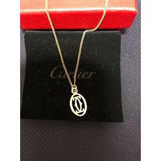 カルティエ(Cartier)のCartier  カルティエ ダブルＣ ロゴマーク　ネックレス(ネックレス)